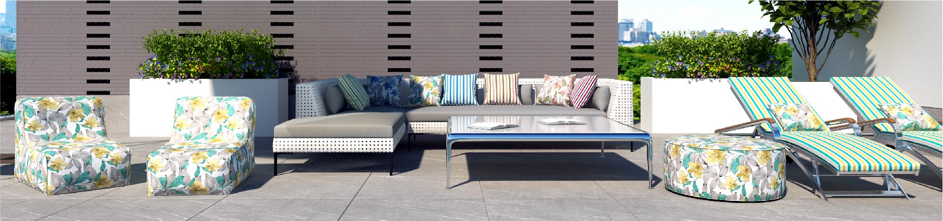 How can I make my outdoor seat more comfortable?