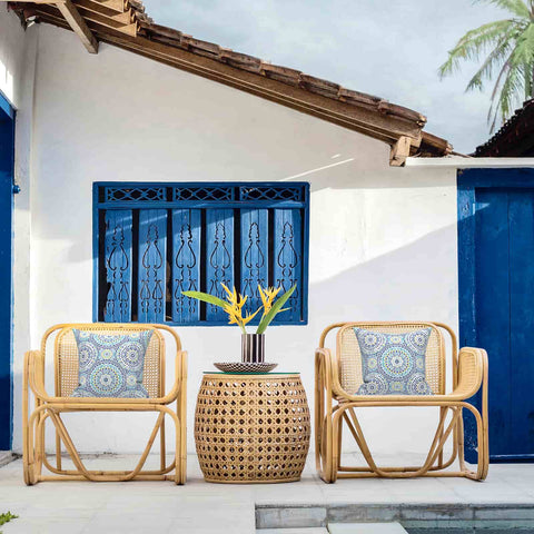 2 pack outdoor throw pillows with desk