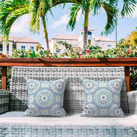 2 pack outdoor throw pillows outdoor