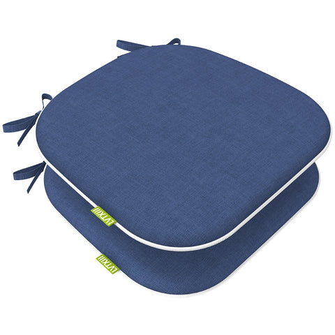 Blue patio chair pads 2