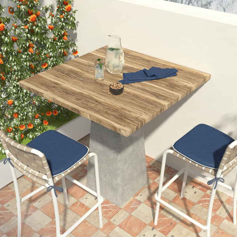 Blue patio chair pads patio