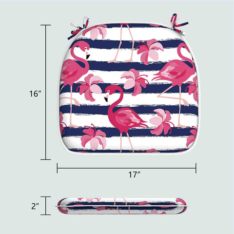 Flamingo Patio Chair Pads size