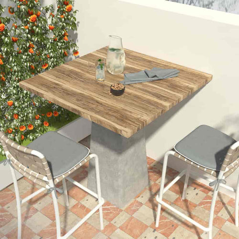 LVTXIII Outdoor Seat Cushions Patio Chair Pads 16"x17" Textured Grey