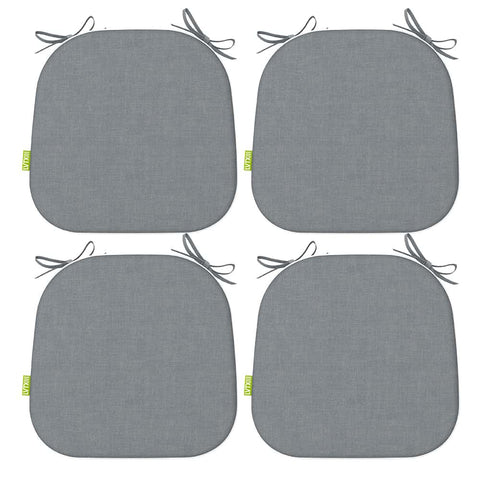 LVTXIII Outdoor Seat Cushions Patio Chair Pads 16"x17" Textured Grey