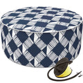Inflatable Ottoman Knot Navy with pump
