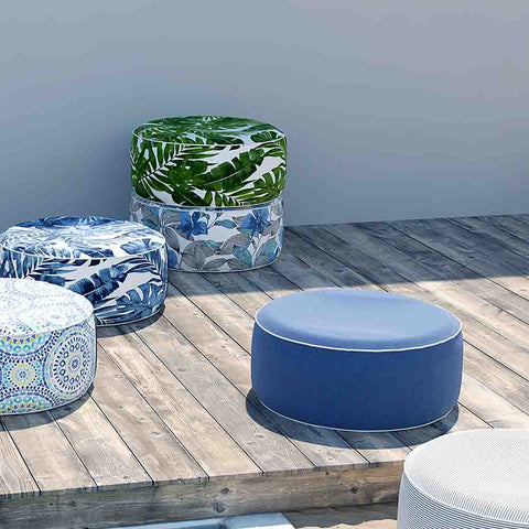 Inflatable Ottoman Palm Green pictures