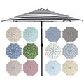 Umbrella for patio Cabana Black rich print