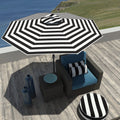 Umbrella for patio Cabana Black outdoor