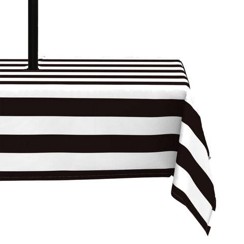 Rectangle Table Covers|LVTXIII Outdoor-Cabana-Black