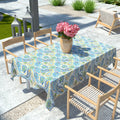 Rectangle Table Covers|LVTXIII Outdoor-tablecloth and flowers