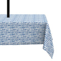LVTXIII Outdoor/Indoor Rectangle Tablecloth 60" Pebble Blue