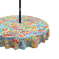 Round Table Covers|LVTXIII Outdoor-Paisley-Multi
