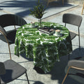Round Table Covers|LVTXIII Outdoor-tablecloth with coffee 
