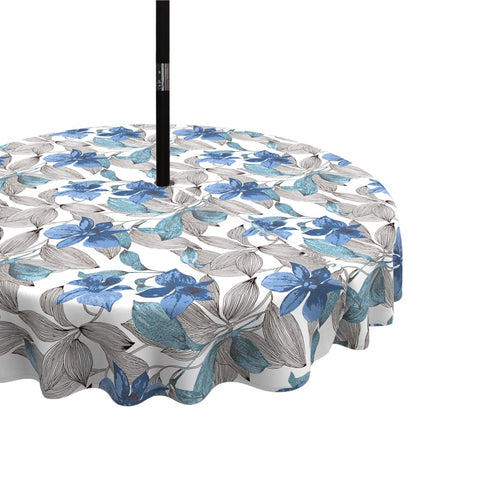 Round Table Covers|LVTXIII Outdoor-Noir-Blue