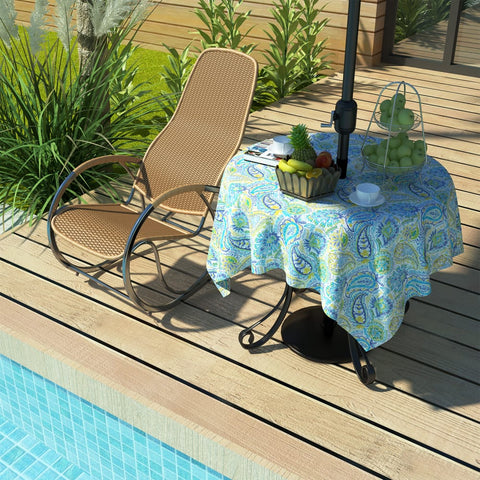 Round Table Covers|LVTXIII Outdoor-tablecloth&patio umbrella