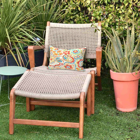lumbar pillow cover on chair