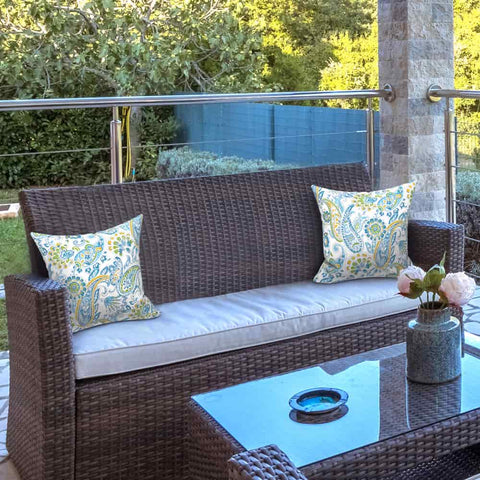patio pillow covers for sofa