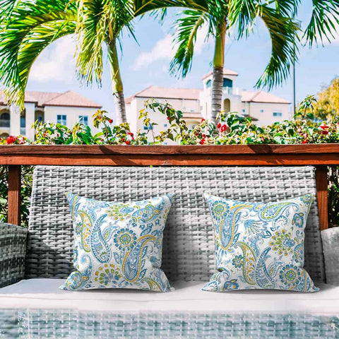 patio pillow covers on chair