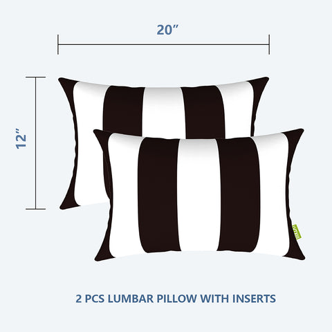 chair lumbar pillow 12x20