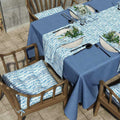 chair pad pattern match tablecloth