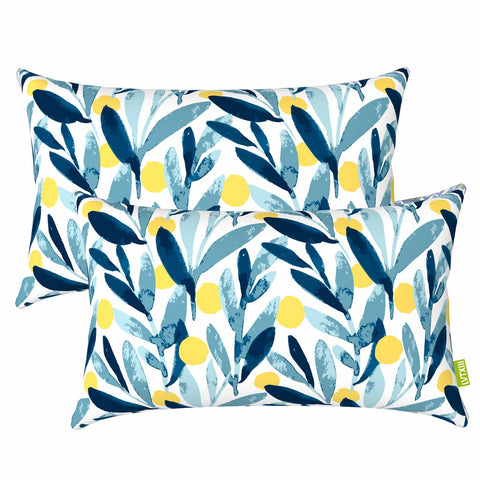 colorful lumbar pillow set of 2