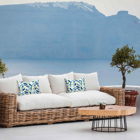 colorful lumbar pillow for sofa
