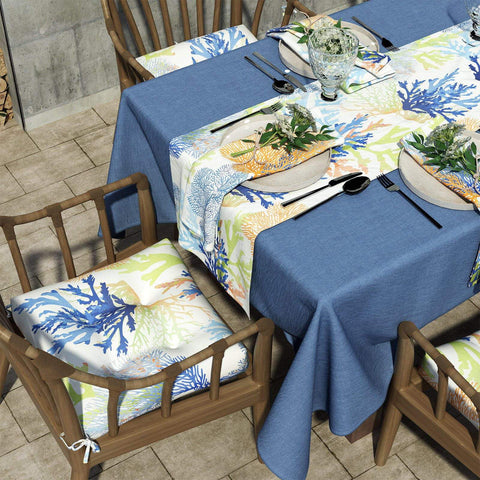 comfortable chair pads match table
