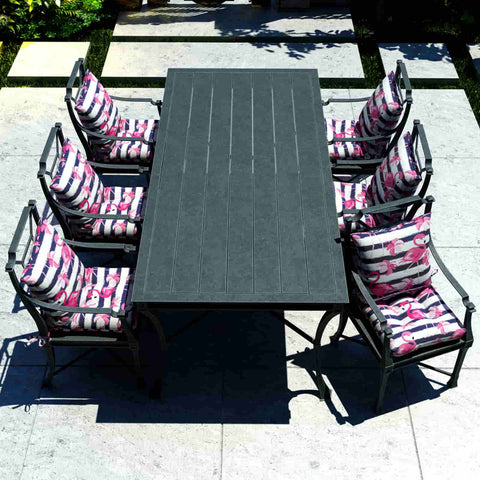 pink flamingo cushions u shape 2 garden