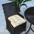 floral seat cushions chair anf table