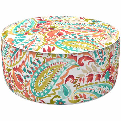 Inflatable Ottoman Warm Paisley LVTXIII Outdoor