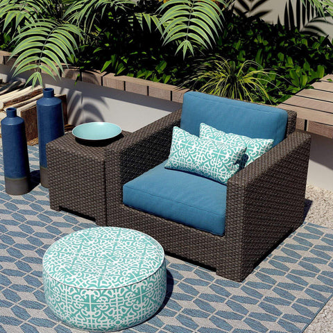 Livingsunrise Lumbar Pillow Covers Livingsunrise Outdoor/Indoor Lumbar Pillow Case Covers,  12" x 20" Patio Garden Decorative Lumbar Pillow Covers Pack of 2 for Outdoor Home Patio Furniture Use Essence mint