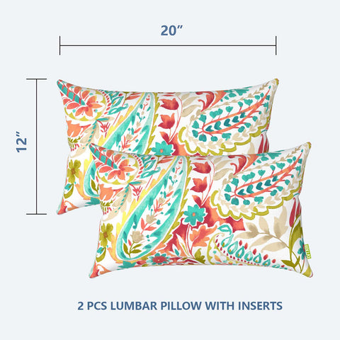 lumbar pillow on couch 12x20