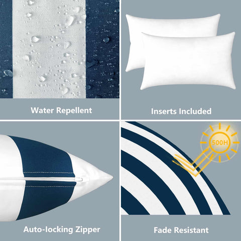 lumbar pillow set water repellent