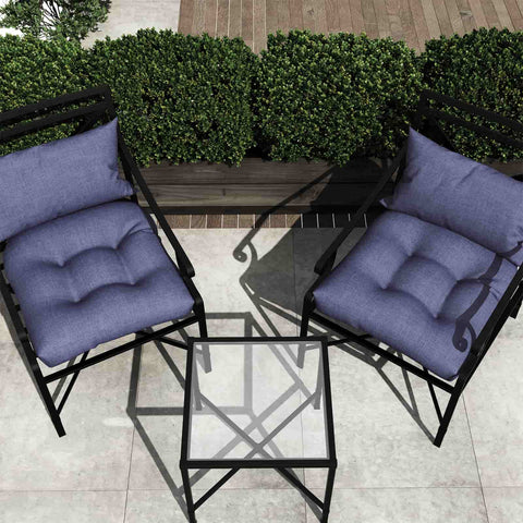 navy blue seat cushions with desk