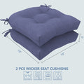 navy blue seat cushions 19 by 19