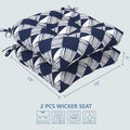 navy seat cushions outdoor size