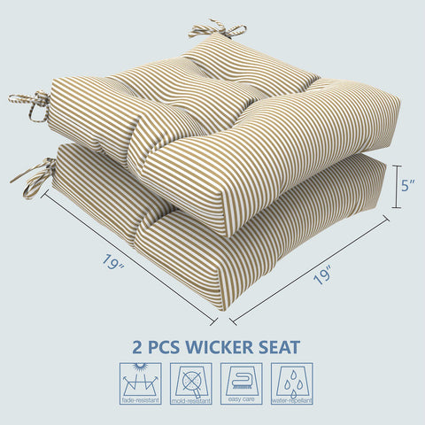 outdoor chair pads waterproof size