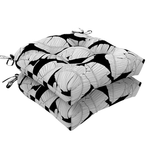 black and white seat cushions outdoor 2