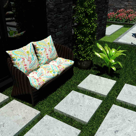 paisley seat cushions soft