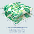 palm leaf seat cushion 19x19