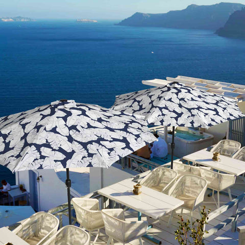 Patio umbrella Leaves Navy LVTXIII Outdoor