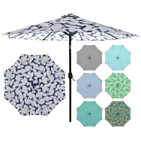 Patio umbrella Leaves Navy LVTXIII Outdoor