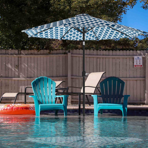 Patio Umbrella Knot Navy LVTXIII Outdoor