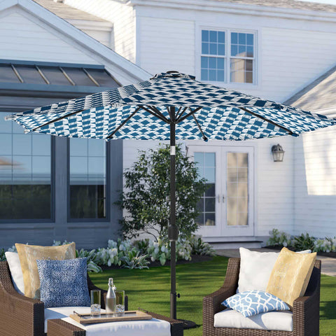 Patio Umbrella Knot Navy LVTXIII Outdoor