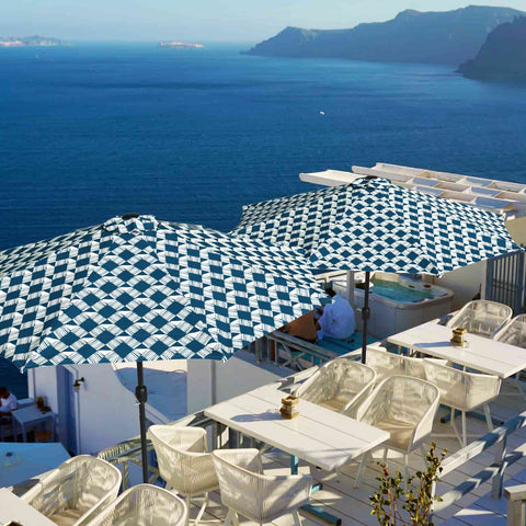 Patio Umbrella Knot Navy LVTXIII Outdoor