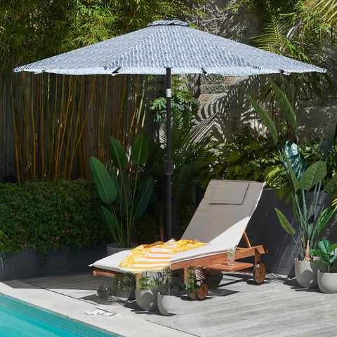 Patio outdoor umbrella Pebble Blue LVTXIII Outdoor