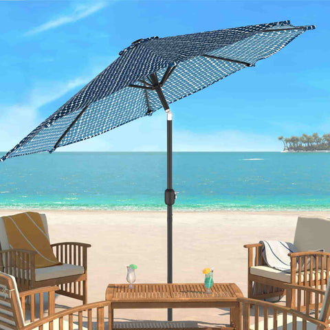 Patio Umbrella Tie-Dye Navy LVTXIII Outdoor