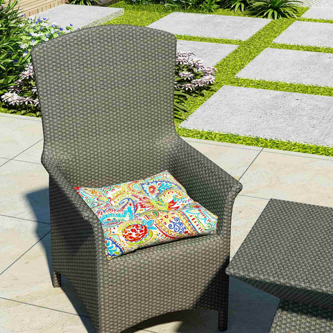 square outdoor chair pads with chair