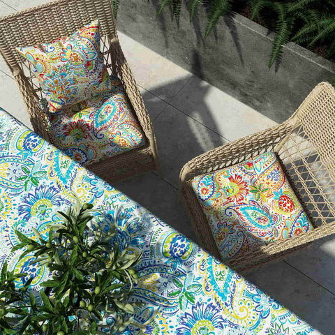 square outdoor chair pads with chairs