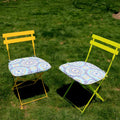 tufted chair pads with ties outdoor